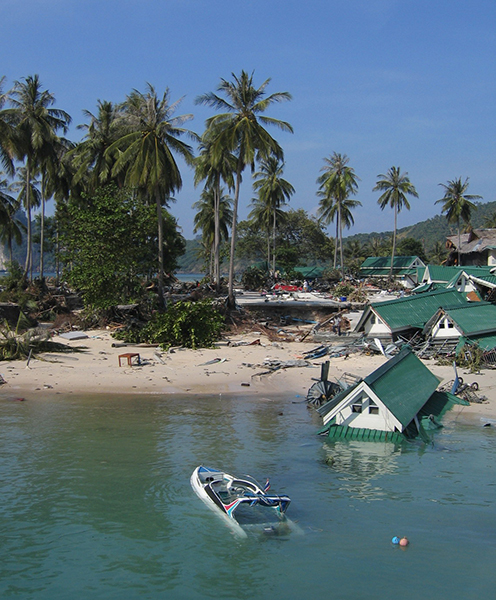 Tsunami Thailand Phi Phi Island 2004